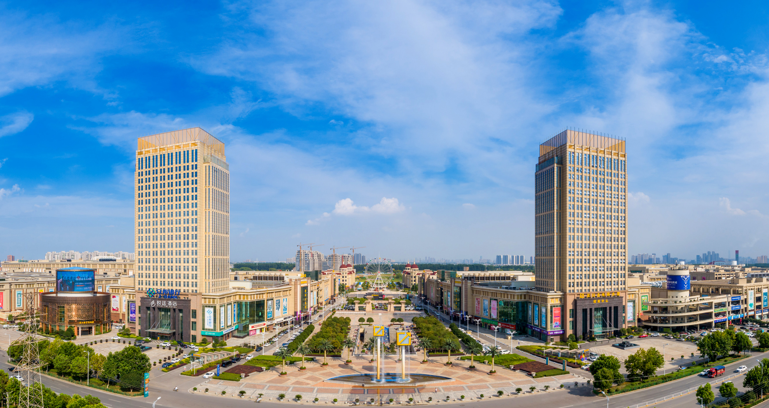 汉口北国际商品交易中心鸟瞰图