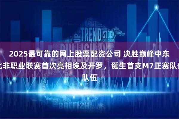2025最可靠的网上股票配资公司 决胜巅峰中东北非职业联赛首次亮相埃及开罗,诞生首支M7正赛队伍